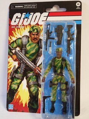 2024 GI Joe Sgt Stalker Action Figure F9868 Hasbro 6" Tall New On Card